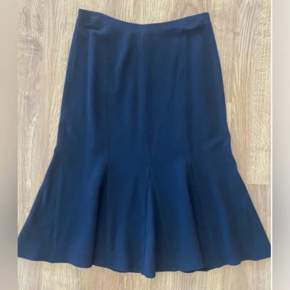 Eileen Fisher Wool Trumpet Panel skirt - Picture 2 of 4